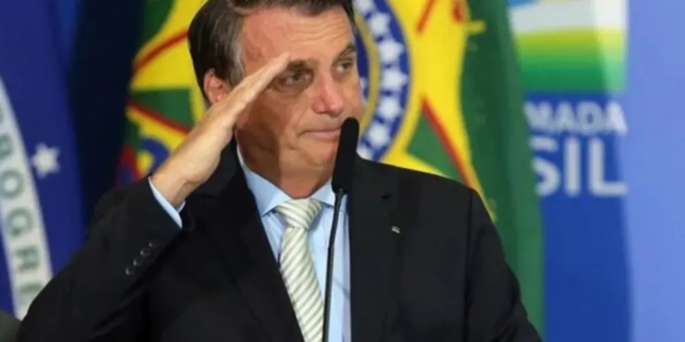 O presidente Jair Bolsonaro esteve em Ponta Grossa e em Castro em novembro de 2021.