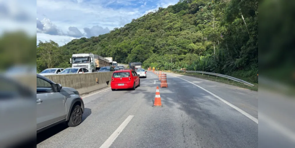 DNIT continua responsável pelas obras no km 42, que foi atingido por uma queda de rochas em outubro, cerca de um mês antes dos deslizamentos nos quilômetros 39 e 41