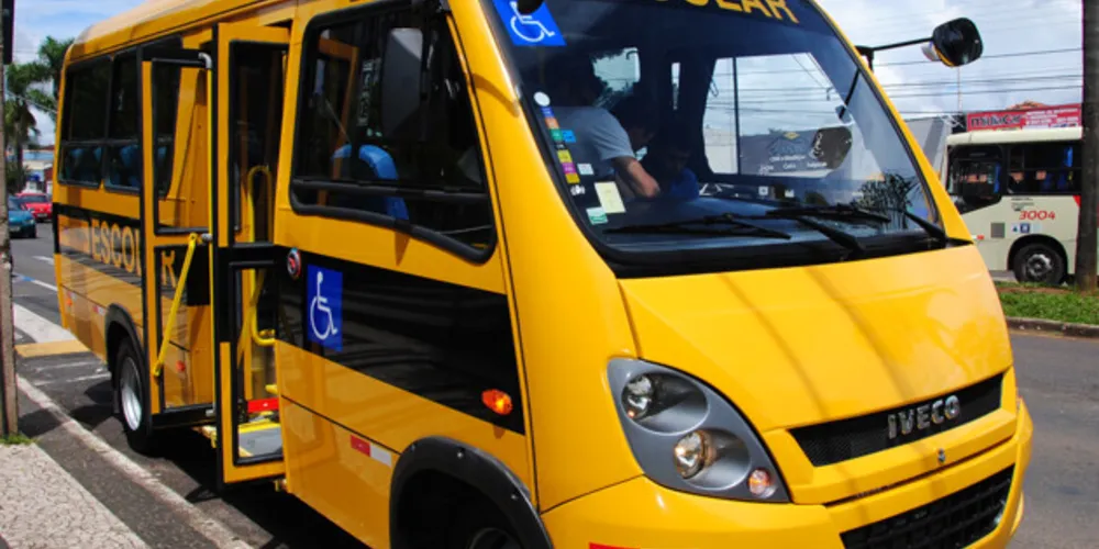 Transporte escolar em PG atende centenas de alunos