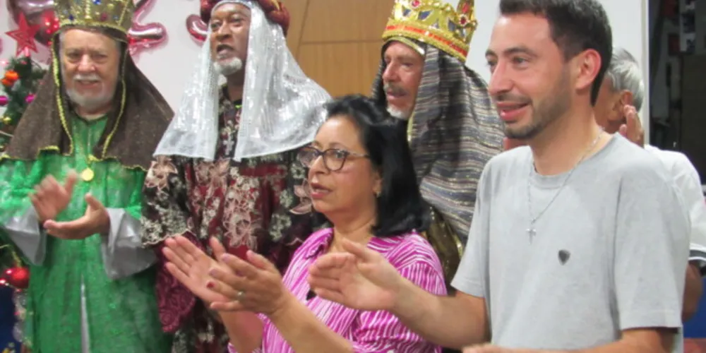 Reis Magos na residência da família Azambuja, no distrito de Vila Rio Branco