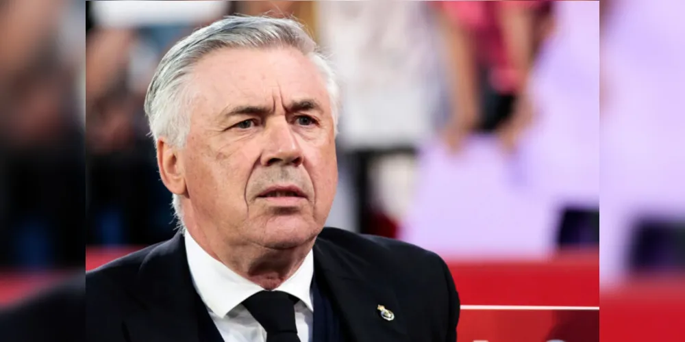 O técnico italiano Carlo Acelotti, atual treinador do Real Madrid