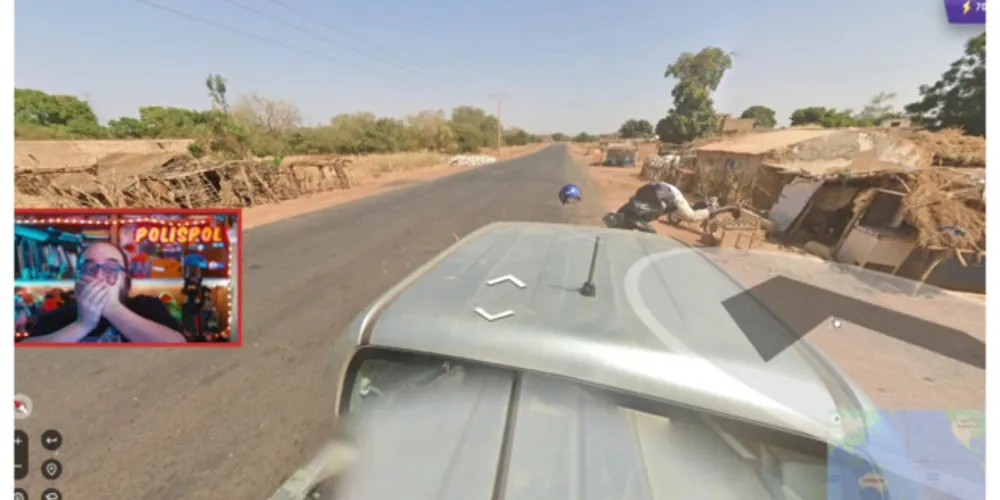Imagens mostram motociclista sendo atropelado