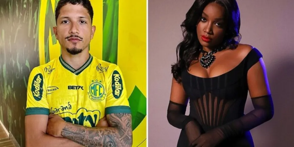 jogador publicou uma foto ao lado da cantora na noite desta segunda-feira (16/1).