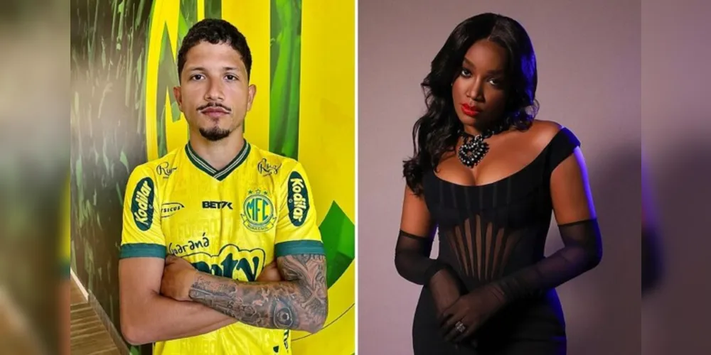 jogador publicou uma foto ao lado da cantora na noite desta segunda-feira (16/1).