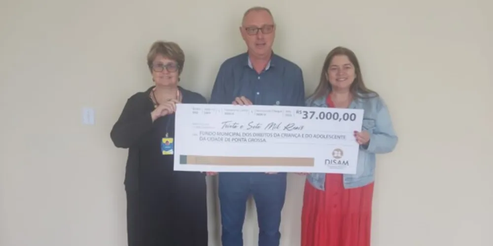 Presidentes da FASPG e CMDCA participam de entrega simbólica