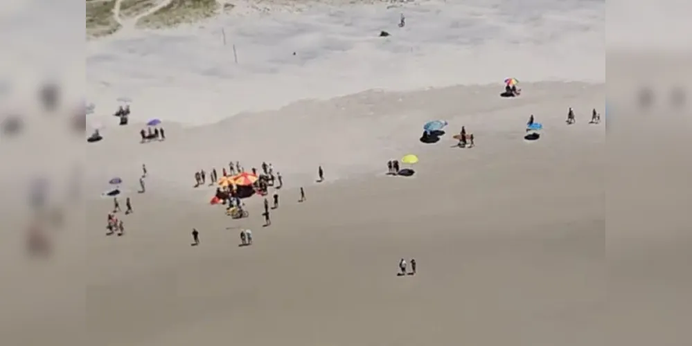 O acidente aconteceu na Praia dos Encantadas