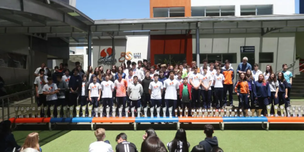 . Desse total, 32 foram de primeiros lugares, distribuídos nas modalidades de basquete, handebol, vôlei, futsal, natação, judô, ginástica rítmica, tênis, tênis de mesa e xadrez.