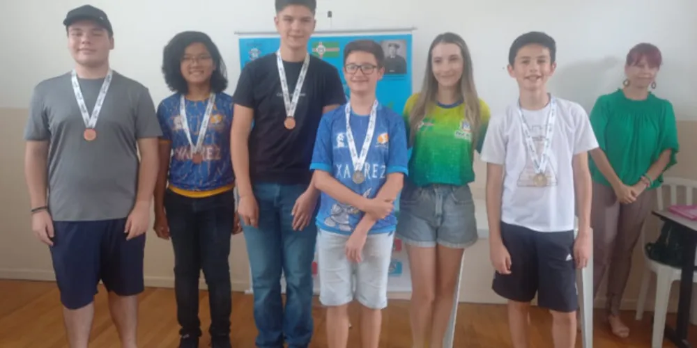 Alunos do Sepam conquistam premiações em torneio de xadrez
