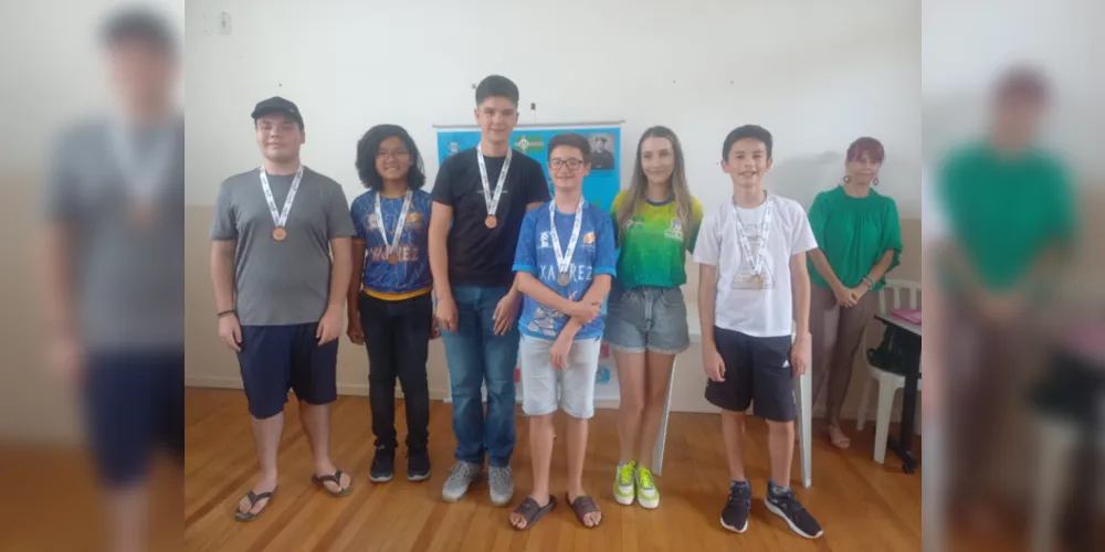 Alunos do Sepam conquistam premiações em torneio de xadrez