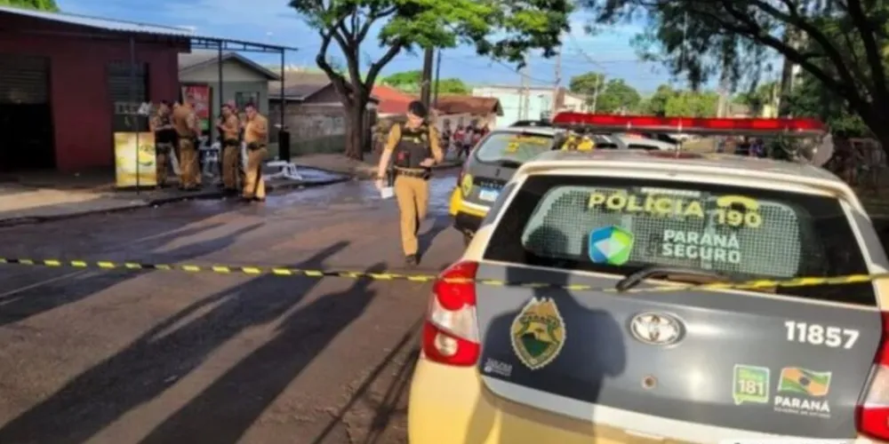Crime foi registrado em uma lanchonete, na Avenida Mato Grosso, em Apucarana