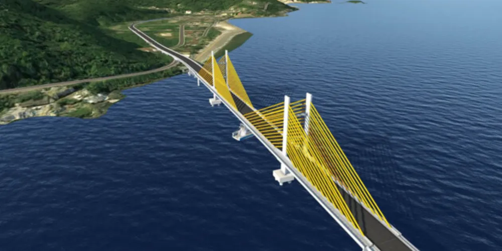 A obra terá comprimento de 1.244 metros, com largura útil mínima de 22,60 metros