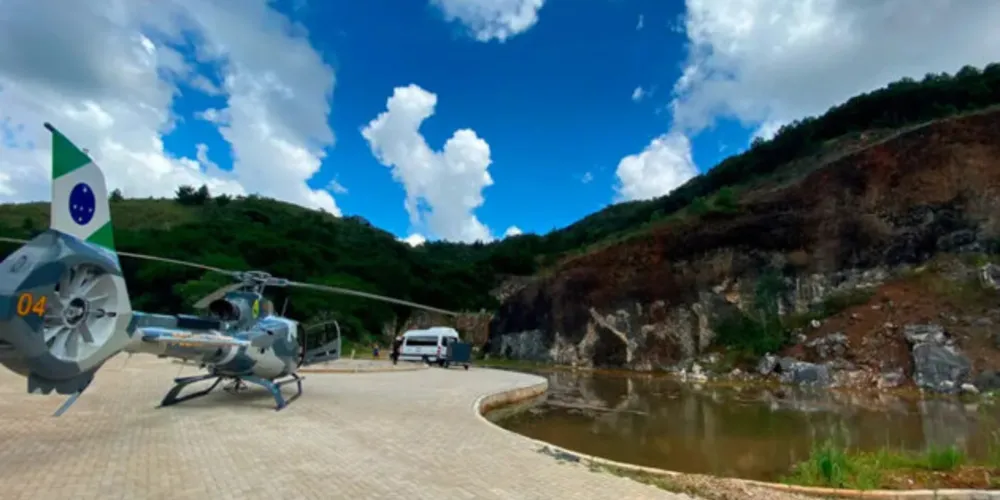 O acidente aconteceu na tarde de ontem, em Campo Magro.