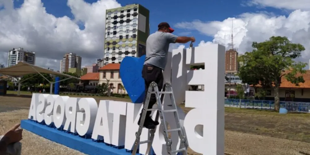 O monumento recebeu a revitalização nesta semana