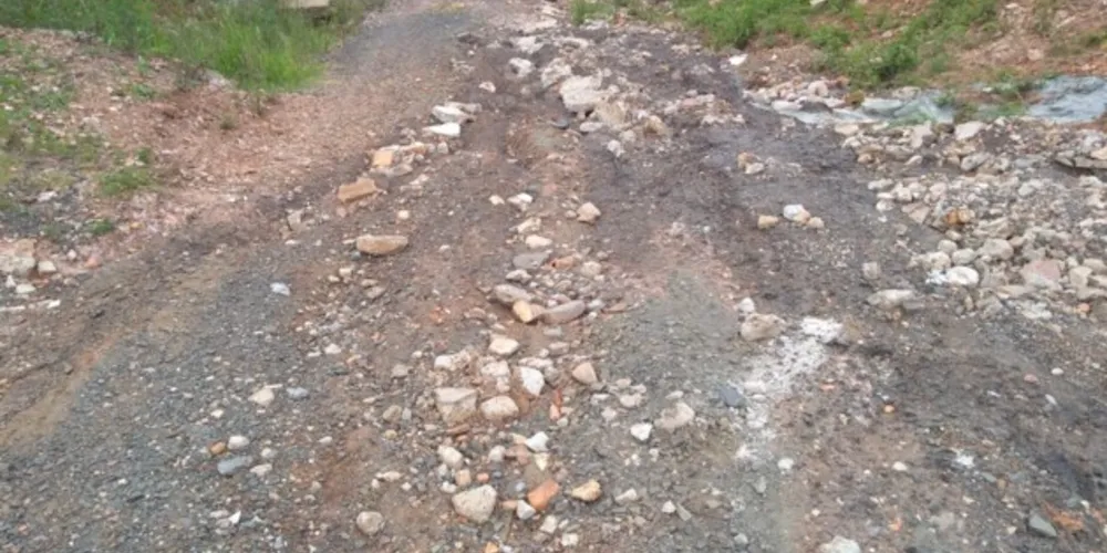 Conforme a empresária, a situação da rua piora quando chove