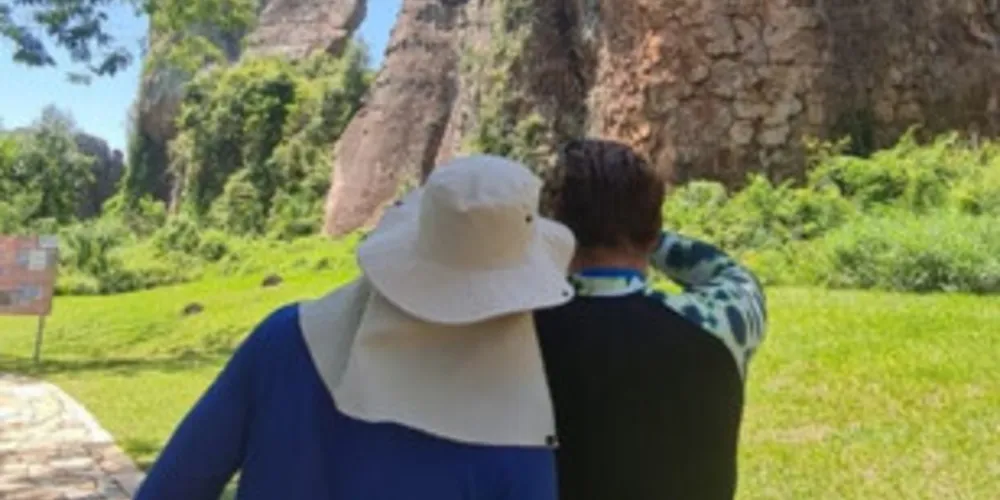 Parque Vila Velha foi um dos atrativos que recebeu os técnicos da Embratur