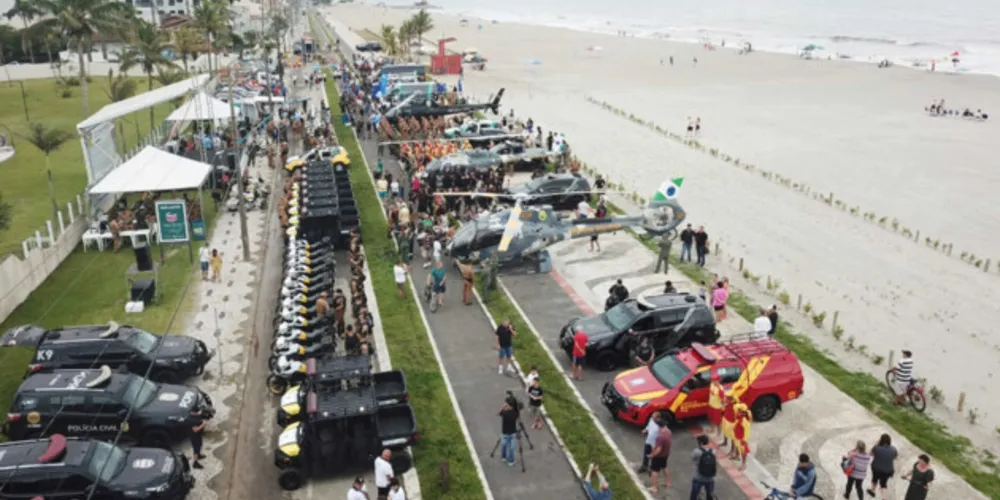 Um efetivo de cerca de 2 mil profissionais da segurança pública deve trabalhar no policiamento e nas ações de prevenção e salvamento no Litoral