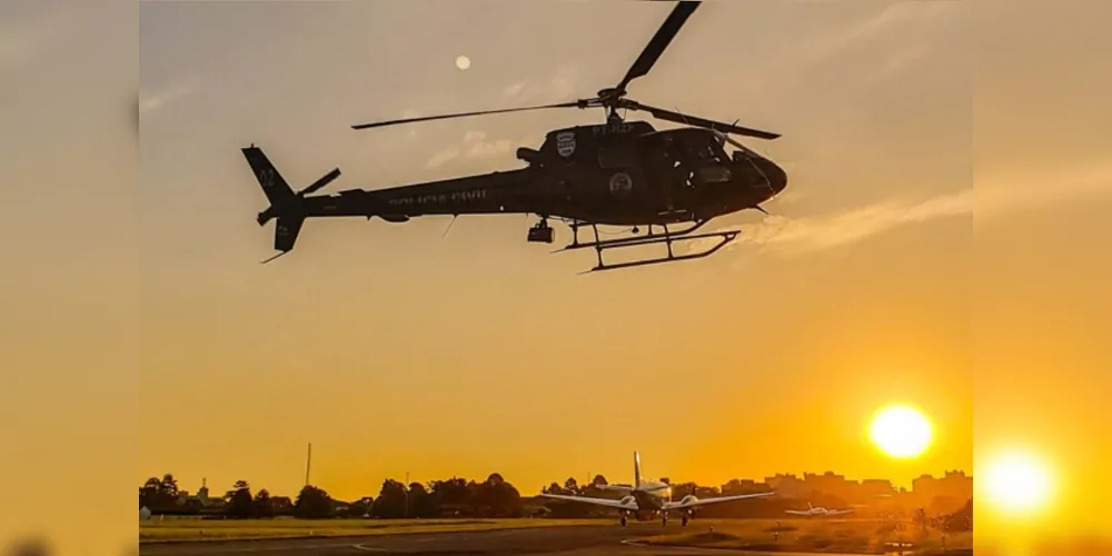 Grupamento de Operações Aéreas da PCPR registra aumento de 39% dos voos em 2022