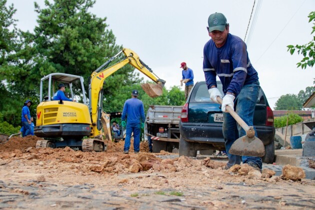 Investimento do município nesse novo projeto de pavimentação foi de aproximadamente R$ 2,7 milhões