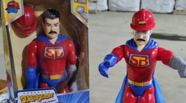 'Super Bigote' é um personagem que faz alusão ao presidente Nicolás Maduro
