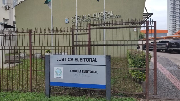 Fórum eleitoral de Ponta Grossa; justificativa pode ser realizada pelo 'e-Título'