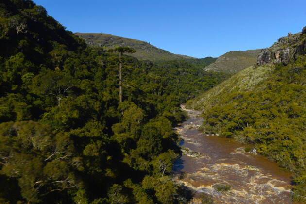 Parque Estadual do Guartelá, em Tibagi, nos Campos Gerais