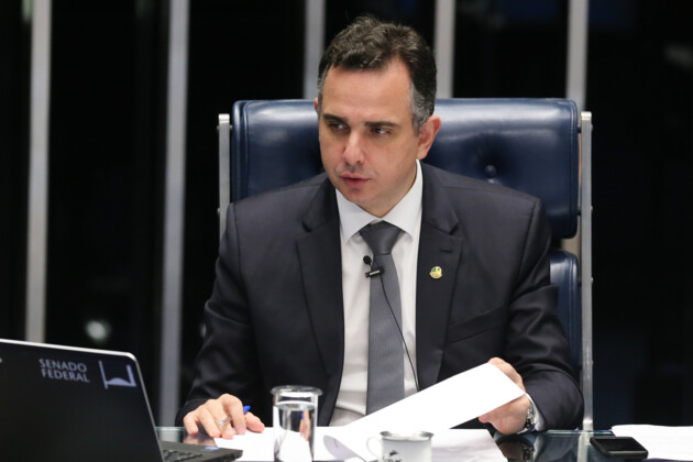 Presidente reeleito do Senado, Rodrigo Pacheco