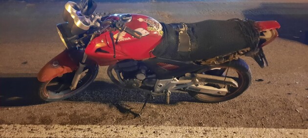 Segundo a Polícia, moto Honda CBX 250 teria sido atingida por uma Honda Civic