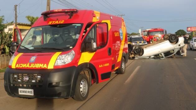 Apesar da gravidade do acidente, nenhum dos envolvidos se feriu gravemente