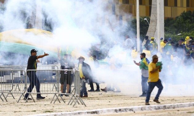 Os atos antidemocráticos foram registrados no último domingo (8), em Brasília.