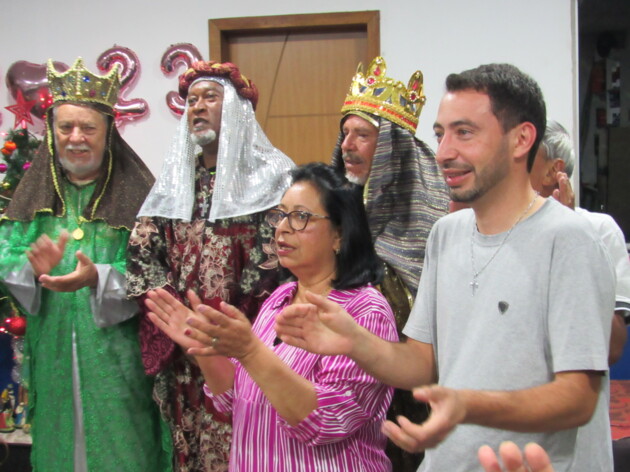 Reis Magos na residência da família Azambuja, no distrito de Vila Rio Branco