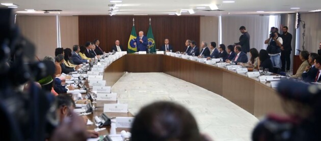 Lula realizou nesta sexta-feira (6), a primeira reunião com os ministros