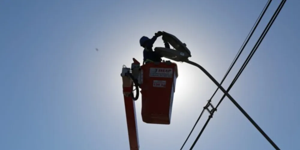 O parque de iluminação pública de Ponta Grossa conta hoje com cerca de 50 mil pontos