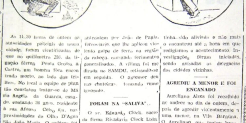 Coluna Ronda Policial, publicada no JM em 21 de janeiro de 1966