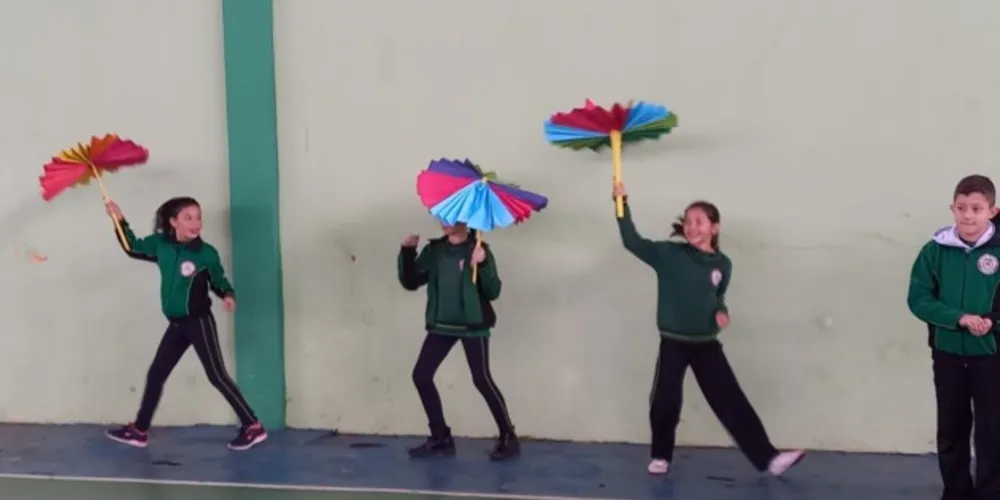 Alunos se divertiram bastante com a atividade