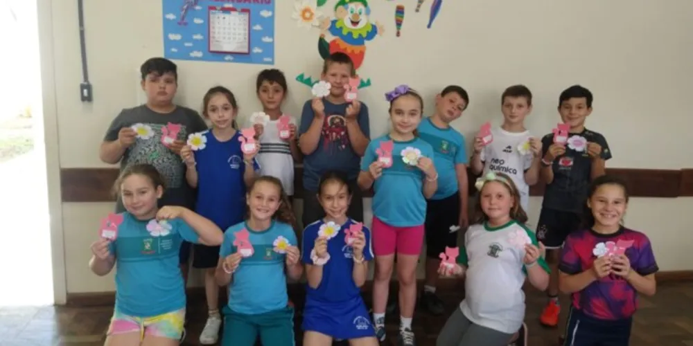 'Lembrancinhas' foram um dos pontos altos do trabalho da turma