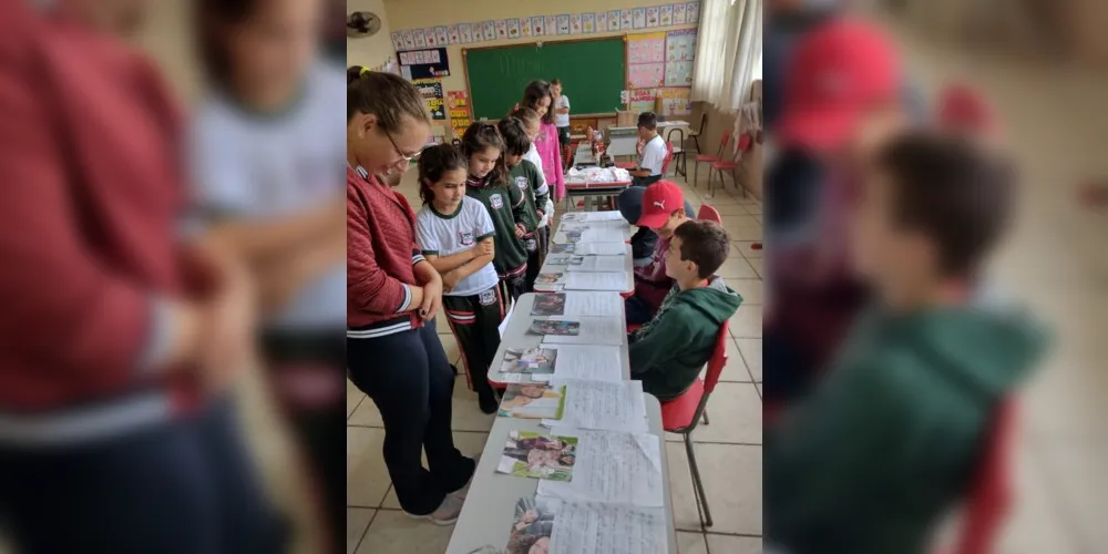 Exposição contribuiu para que alunos interagissem com colegas e educadores