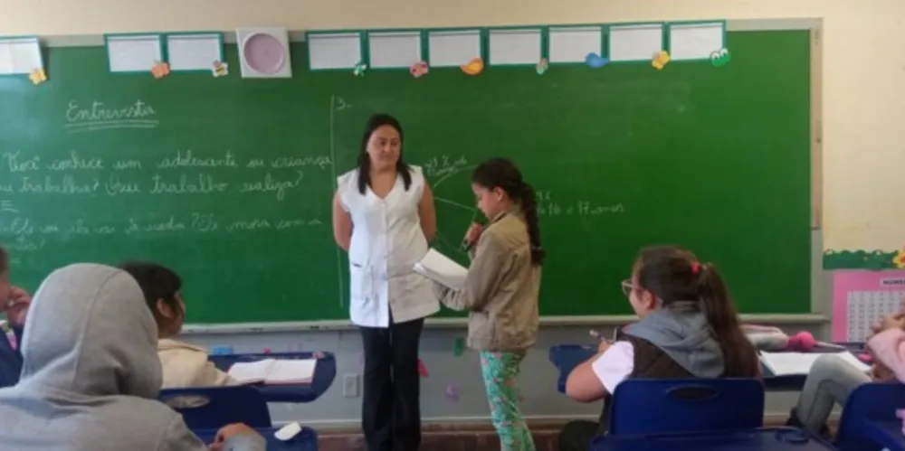 Várias etapas, durante os dias 6 a 10 de março, compuseram trabalho na turma