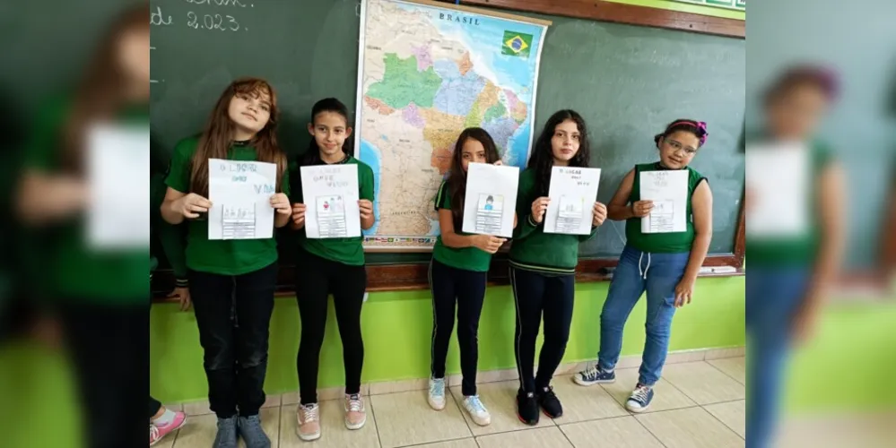 Trabalho em sala de aula contou com diversas etapas