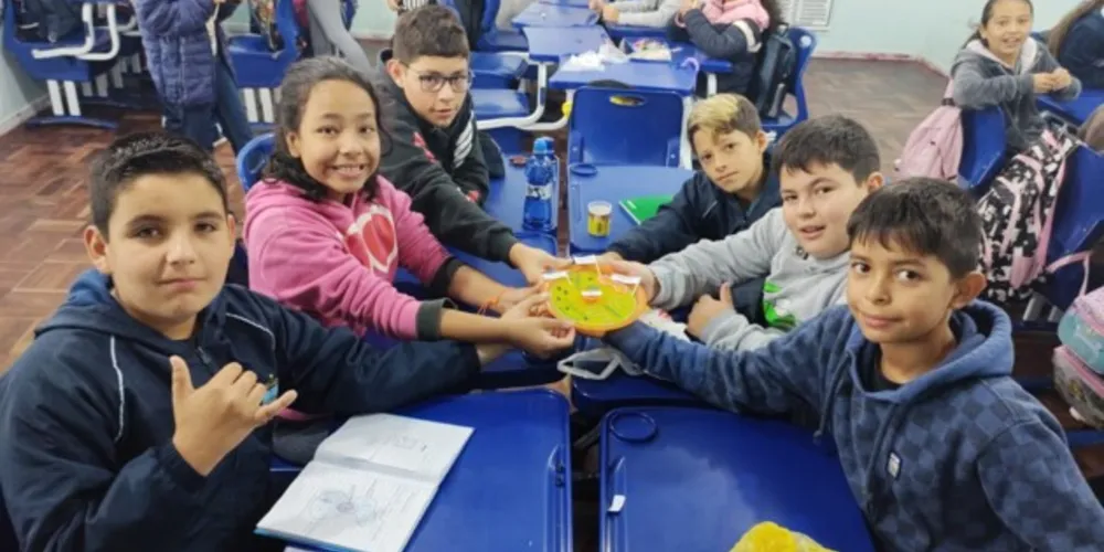 Trabalho, de ponta a ponta, contou com colaboração e entusiasmo da turma