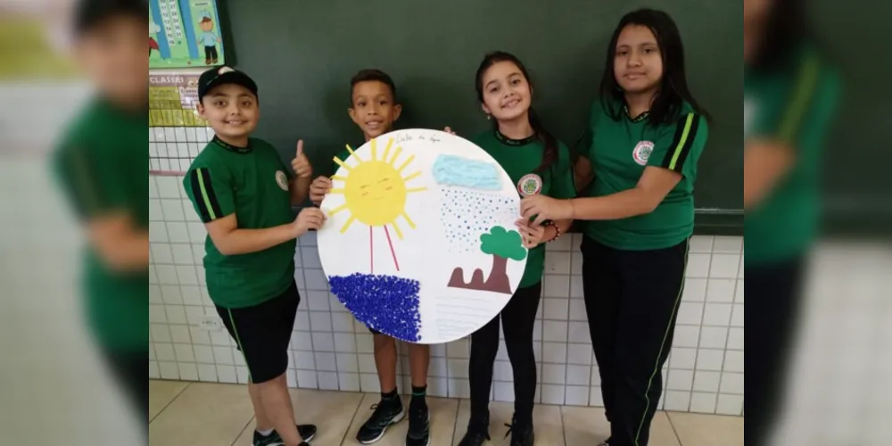 Além de trabalhos em sala, alunos levaram conhecimentos a amigos e familiares