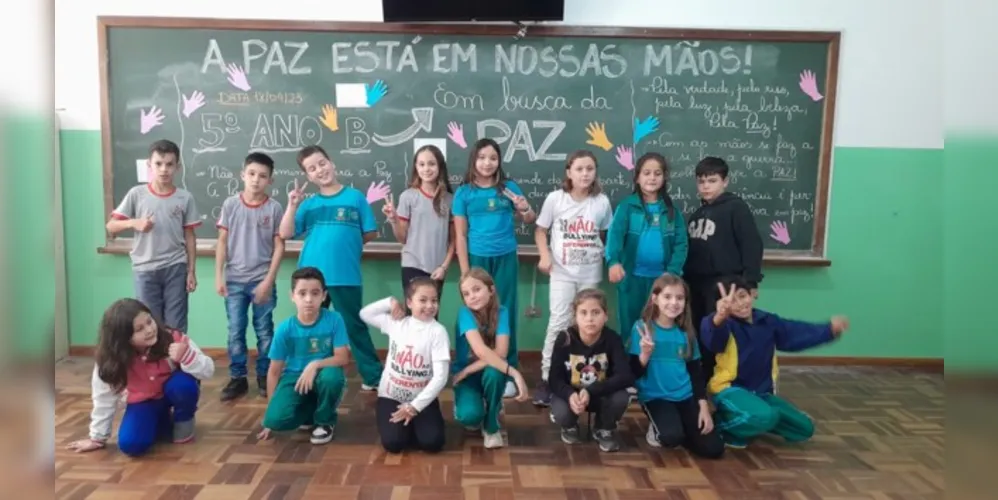 Trabalho tomou formas concretas em sala de aula