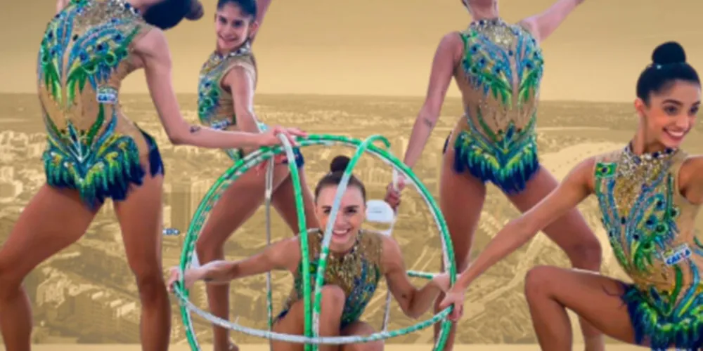 Brasil conquista ouro inédito na Copa do Mundo de ginástica rítmica