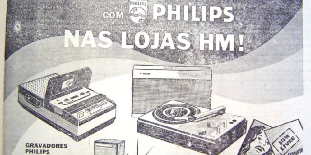 Anúncio de Natal das Lojas HM, publicado no JM em 19 de dezembro de 1971
