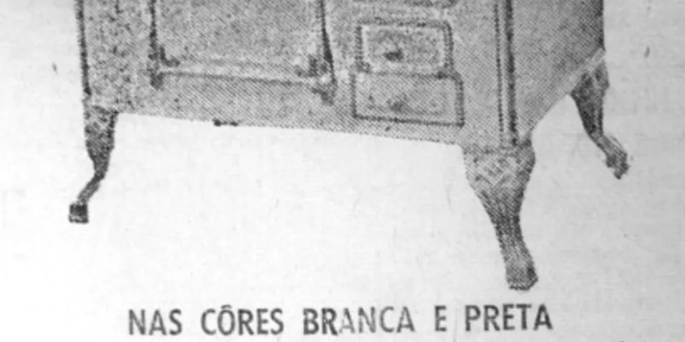 Propaganda dos fogões Marumby, publicada no JM em 18 de janeiro de 1956