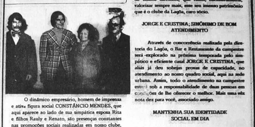 Página destinada aos Clubes Sociais de Ponta Grossa. JM, 14 de setembro de 1977