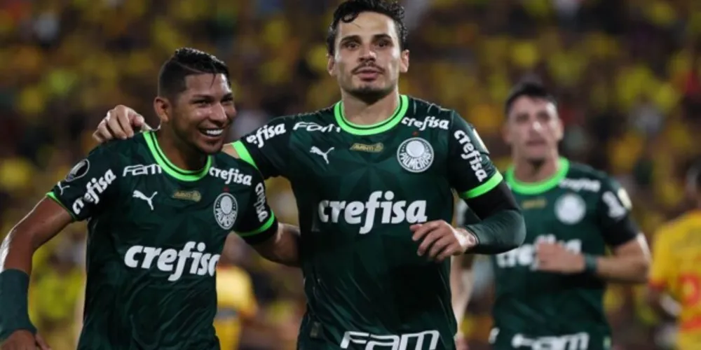 Raphael Veiga e Gustavo Gómez fizeram os gols alviverdes