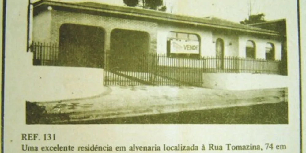 Classificado imobiliário do JM em 09 de agosto de 1977
