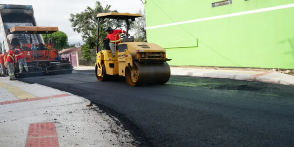 As obras fazem parte do Programa Asfalto Nov