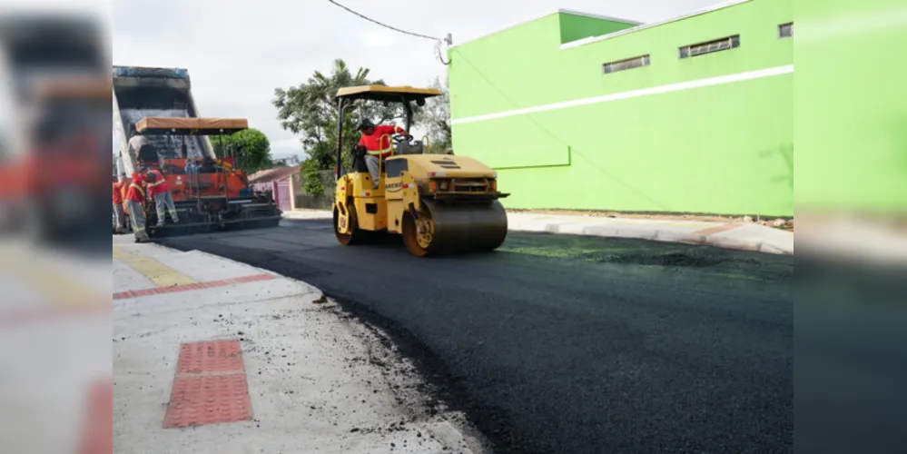 As obras fazem parte do Programa Asfalto Nov