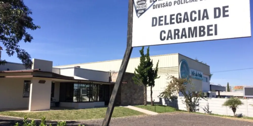 Suspeito foi encaminhado à Delegacia de Carambeí